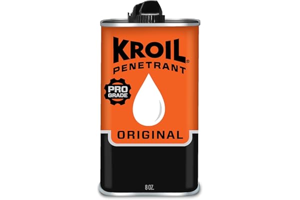 Kroil Original Penetrating Oil (Drip-8oz Can-Single) | Penetrant for Rusted Bolts, Metal, Hinges, Chains, Moving Parts | Rust