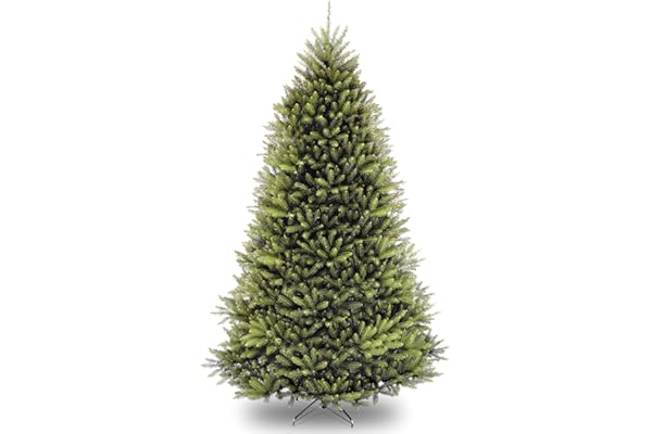 National Tree Company 9 ft Unlit Dunhill Fir Full Artificial Christmas Tree, 4,026 Tips, Includes Stand, Green