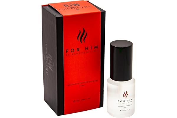 RawChemistry For Him, Pheromone Infused Cologne Spray - Bold, Extra Strength Infused Formula 1 Fl. oz