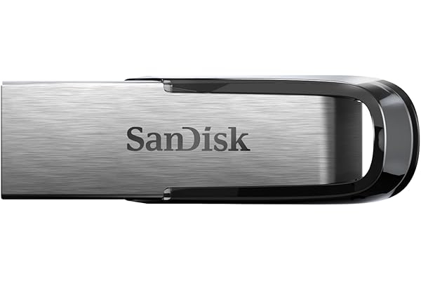 SanDisk 128GB Ultra Flair USB 3.0 Flash Drive - SDCZ73-128G-G46, black