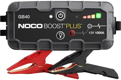 NOCO Boost GB40: 1000A UltraSafe Jump Starter – 12V Lithium Battery Booster Pack, Portable Jump Box, Power Bank & Jumper Cabl