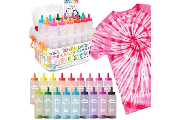 Tulip One-Step Tie-Dye Party Kit, Set of 123