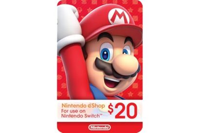$20 Nintendo eShop Gift Card [Digital Code]