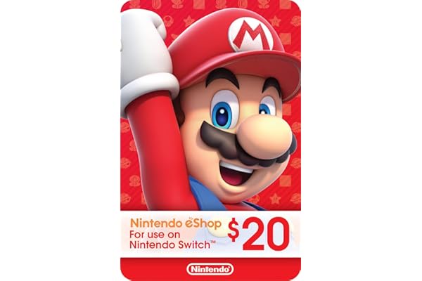 $20 Nintendo eShop Gift Card [Digital Code]