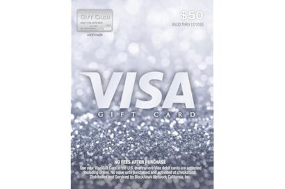 Visa $50 Gift Card (plus $4.95 Purchase Fee)
