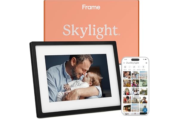 Skylight Frame – WiFi Digital Picture Frame Customer Support, Touch Screen Digital Photo Frame with Easy Setup, Photo Gifts f