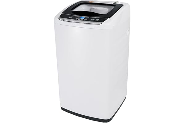 BLACK+DECKER 0.9 Cu. Ft. Portable Washer, 6.6 lb. Capacity Washing Machine for Homes & Apartments, 5 Wash Cycles, Quick Conne