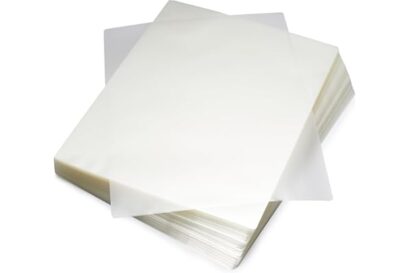 Amazon Basics Clear Thermal Laminating Plastic Paper Laminator Sheets, 9 x 11.5-Inch, 200-Pack, 2.8mil