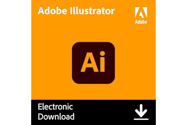 Adobe Illustrator | Vector graphic design software | 1-month Subscription with auto-renewal, PC/Mac