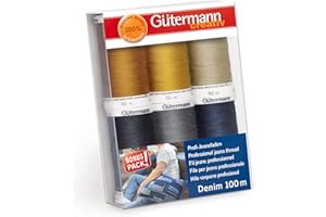 Gutermann Thread Denim 6 SPLS Denim Multicoloured