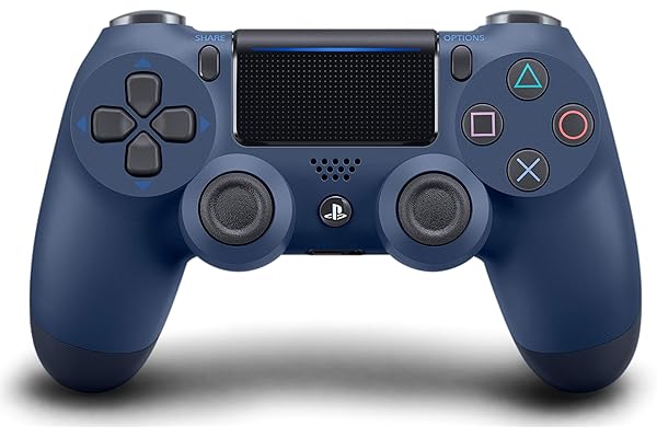 DualShock 4 Wireless Controller for PlayStation 4 - Midnight Blue (Renewed)