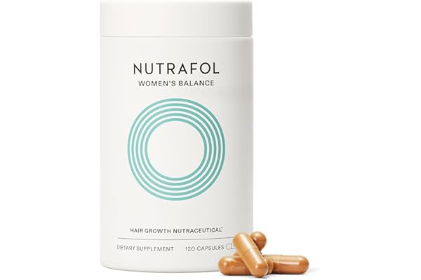 Nutrafol Women's Balance Hair Growth Supplements, Ages 45 and Up, Clinically Proven for Visibly Thicker Hair and Scalp Covera