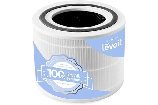 LEVOIT Genuine Core 300-P Replacement Filter, Core 300-RF Air Purifier Core300S Filters, Supports HEPA Sleep Mode, High-Effic