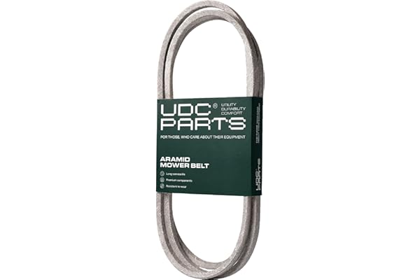 UDC Parts GX20072 Deck Belt for John Deere 42 Inch D105 E100 D110 S100 D100 D120 D125 D130 L100 L110 E110 E120 E130 LA100 LA1