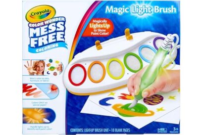 Crayola Color Wonder Magic Light Brush, Mess Free Painting Station for Kids, Toddler Toys & Activities, Holiday & Christmas G