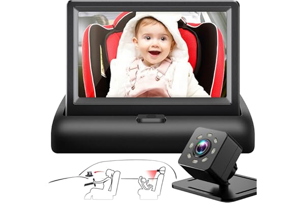 Baby Car Mirror with 4.3