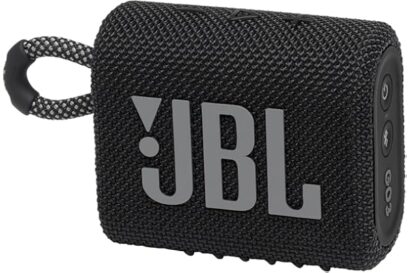 JBL Go 3 - Portable Mini Bluetooth Speaker, big audio and punchy bass, IP67 waterproof and dustproof, 5 hours of playtime, sp