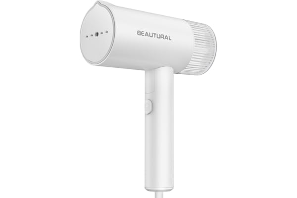 BEAUTURAL Steamer for Clothes, Portable Garment Wrinkle Remover, Fast 30s Heat-up, Foldable and Handheld, 120V Only (Not for