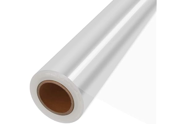 100 ft Clear Cellophane Wrap Roll (31.5 in x 100 ft) - 3 Mil Thicken Cellophane Roll, Clear Cellophane Bags Large, Clear Wrap