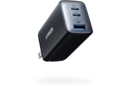 Anker USB C Charger(Nano II 65W), PPS 3-Port Fast Compact Foldable Wall Charger for MacBook Pro/Air, iPad Pro, Galaxy S20, De