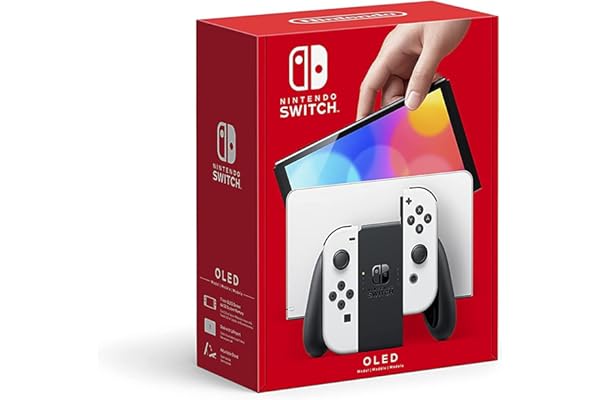 Nintendo Switch OLED Model w/ White Joy-Con (Renewed)