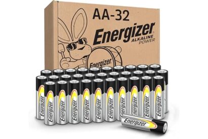 Energizer AA Batteries Alkaline Power, 32 Count Alkaline Double A Battery Pack