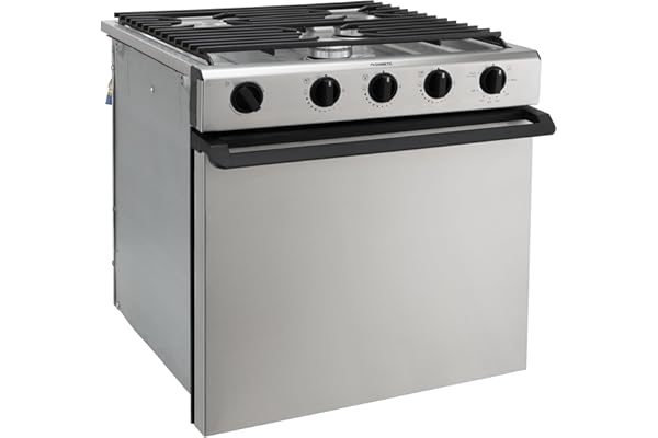 Dometic 960005522 (50447) Range/Oven 21" 3 Burner S.S.