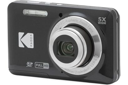 KODAK PIXPRO FZ55-BK 16MP CMOS Sensor Digital Camera 5X Optical Zoom 28mm Wide Angle 1080P Full HD Video 2.7" LCD Vlogging Ca