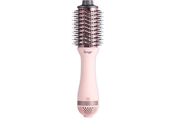 L'ANGE HAIR Le Volume 2-in-1 Titanium Blow Dryer Brush | Hot Air Brush for Hair Drying & Styling | Ionic Oval Barrel for Smoo