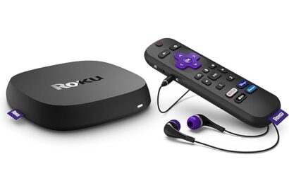 Roku Ultra | The Ultimate Streaming Device 4K/HDR/D. Vision/Atmos, Rechargeable Roku Voice Remote Pro, and More | Free & Live