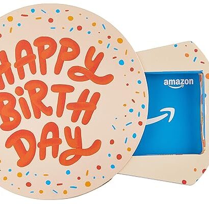Amazon.com Gift Card in a Birthday Pop-Up Box