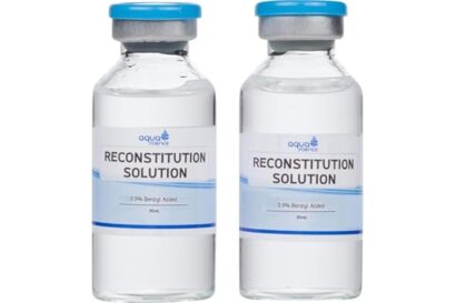Reconstitution Solution 2-Pack - 30ml - Ultra Clean Solution in Premium Glass Vials | Made in USA