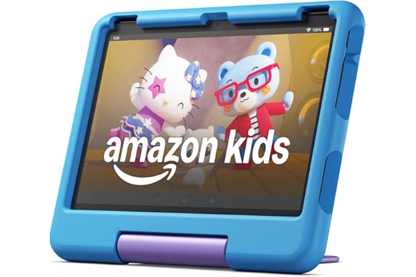 Amazon Fire HD 10 Kids tablet (newest model) ages 3-7 | Bright 10.1" HD screen with included ad-free and exclusive content, r
