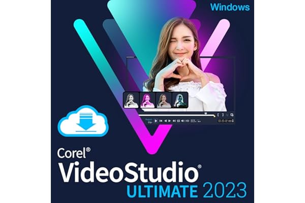 Corel VideoStudio Ultimate 2023 | Video Editing Software with Premium Effects Collection | Slideshow Maker, Screen Recorder,