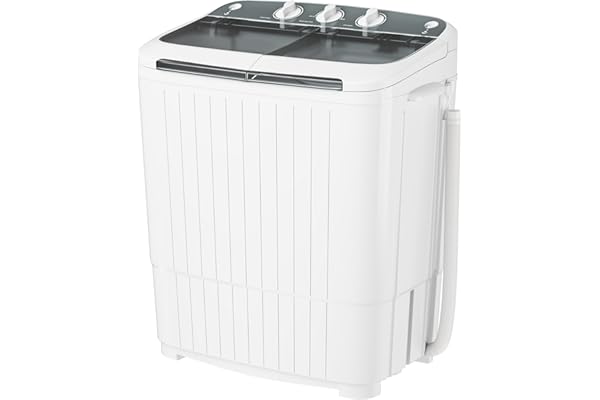 Pataku Portable Washing Machine, 17.6 Lbs Compact Mini Washer and Dryer Combo,Twin Tub Laundry Washer with Spin Cycle, Soakin