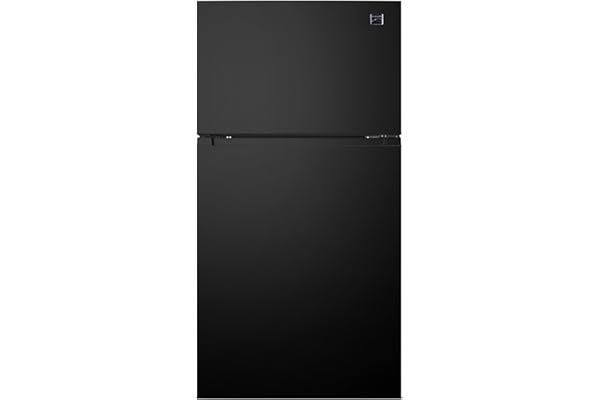 Kenmore 33" Top Mount Refrigerator with Freezer - Adjustable Shelving, Humidity-Controlled Crispers, Optional Ice Maker, LED