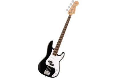 Fender Squier Debut Series Precision Bass Guitar, Beginner Guitar, with 2-Year Warranty, Includes Free Lessons, Black with Ma