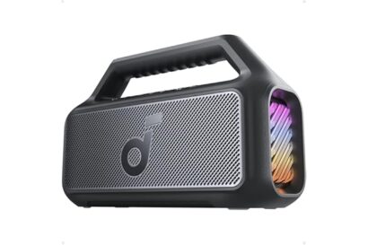 Soundcore Boom 2 Outdoor Speaker, 80W, Subwoofer, BassUp 2.0, 24H Playtime, IPX7 Waterproof, Floatable, RGB Lights, USB-C, Cu