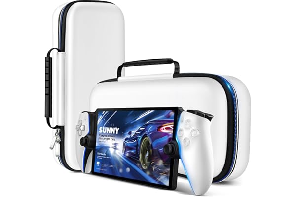 ivoler Carry Case for Playstation Portal Remote Player for PS 5 Console holds accessories, Portable Hard Shell Pouch Anti-Dro