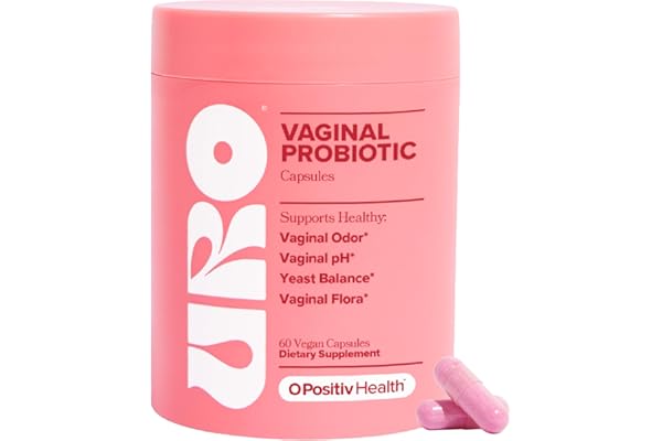 O Positiv URO Vaginal Probiotics for Women pH Balance with Prebiotics & Lactobacillus – Vaginal Health Supplement – Promote H