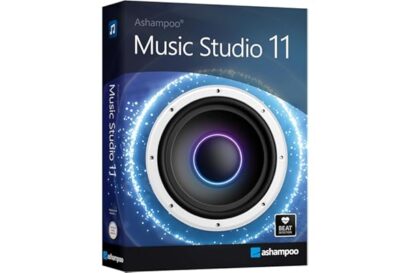 Music Studio 11 - Music software to edit, convert and mix audio files - Eight music programs in one for Windows 11, 10