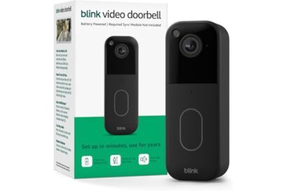 Blink Video Doorbell (newest model) – Head-to-toe HD view, two-year battery life, and simple setup. Required Sync Module not