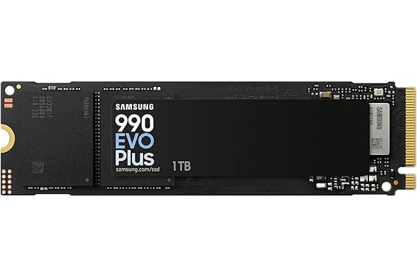 Samsung 990 EVO Plus SSD 1TB, PCIe Gen 4x4, Gen 5x2 M.2 2280, Speeds Up-to 7,150 MB/s, Upgrade Storage for PC/Laptops, HMB Te