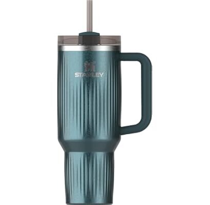 STANLEY Quencher H2.0 Tumbler with Handle and Straw 40 oz | Flowstate 3-Position Lid | Cup Holder Compatible for Travel | Ins