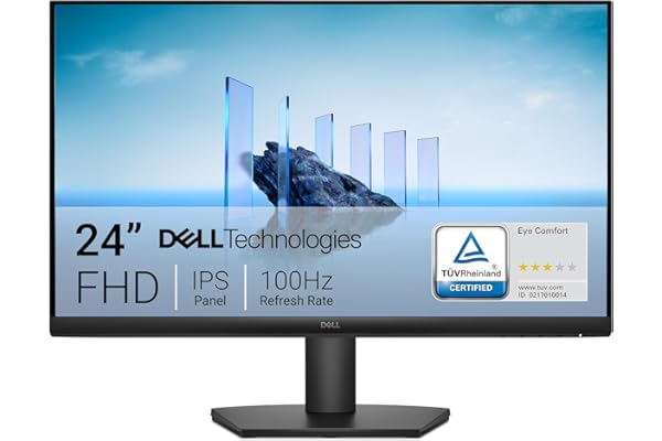 Dell 24 Monitor - SE2425HM - 23.8-inch Full HD (1920x1080) 16:9 100Hz Display, IPS Panel, 16.70 Million Colors, Anti-Glare, 1