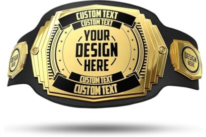 Custom 6lb Championship Belt - The Ultimate Trophy or Award