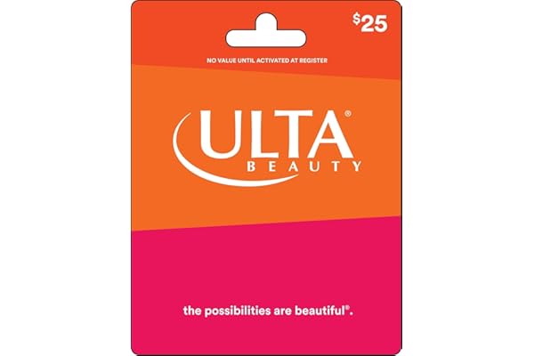 Ulta Beauty Physical Gift Card - $25