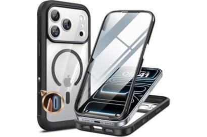 Miracase for iPhone 17 Pro Max Case 6.9" Full-Body Phone Case with Built-in Glass Screen Protector& Full Camera Protector, Ca