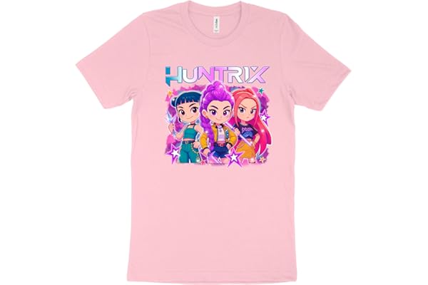 Huntrix Shirt - Kpop Demon Hunters Shirt - Dark Fantasy Idol Slayer Graphic Tee - Supernatural K-Pop Merch