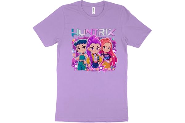 Huntrix Shirt - Kpop Demon Hunters Shirt - Dark Fantasy Idol Slayer Graphic Tee - Supernatural K-Pop Merch